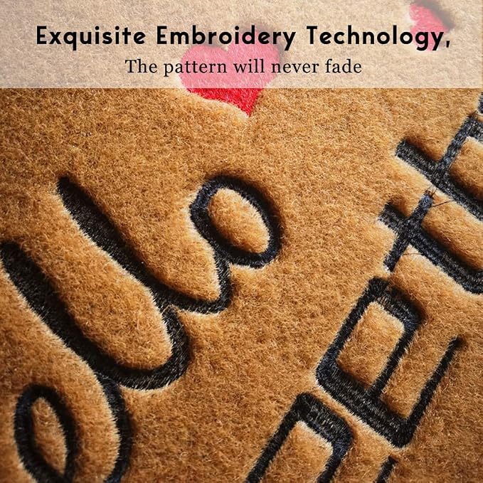 Coir Door Mat Outdoor Mats For Home Entrance, As FOR ME and My House We Will - Image 2