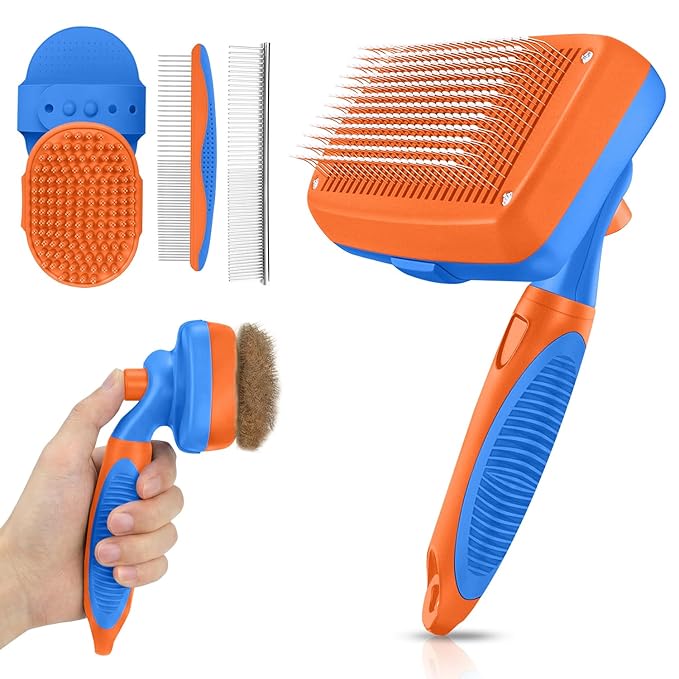 Self Cleaning Shedding Brush by AUSRKI