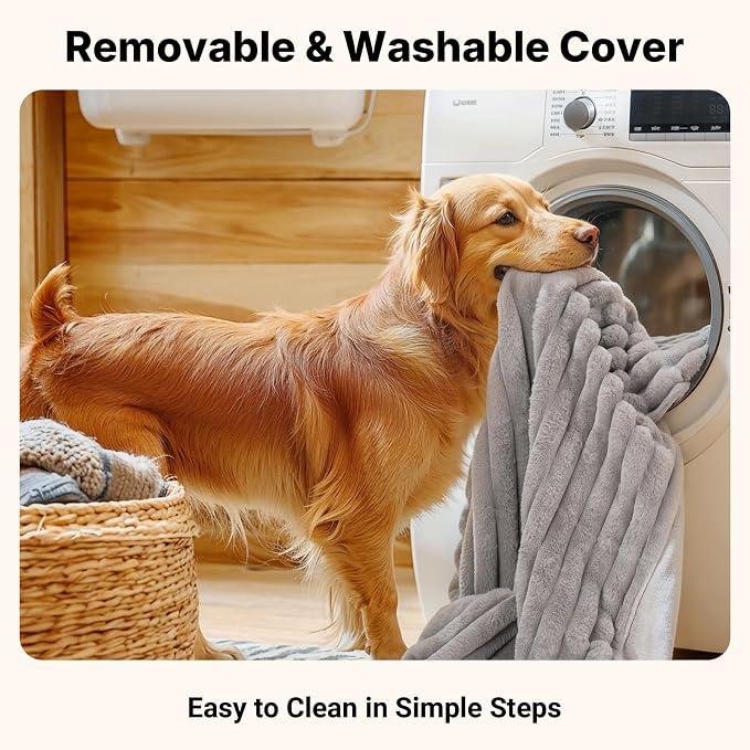 Veehoo Orthopedic Dog Bed for Large Senior Dogs, 7 Inch Thick XL Memory Foam - Image 6