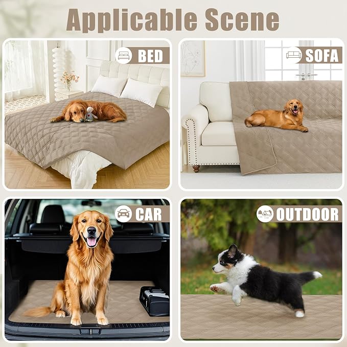 Smiry Waterproof Dog Bed Cover Blanket 40x80, Soft Reversible Pet Blanket - Image 5