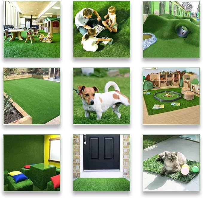 ALTRUISTIC Artificial Grass 6FTX19FT, Realistic Fake Grass Deluxe Turf - Image 8