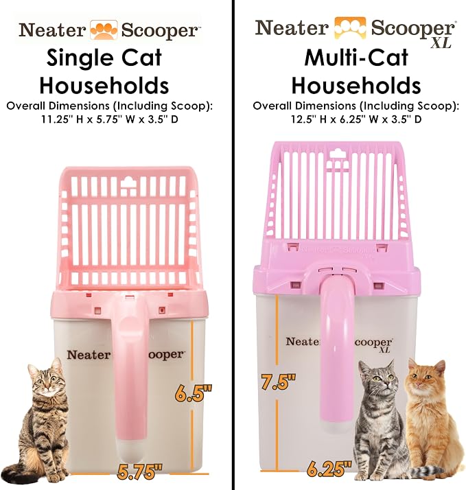 Neater Pet Brands Neater Scooper XL Cat Litter Scoop, 60 Refill Bags – - Image 5