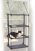 K&H Pet Products EZ Mount Quad Stack Cat Window Perch by KHPetProducts