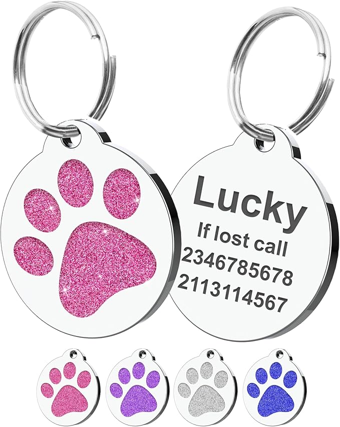 Dog Tags Personalized for Pets Dog Name Tags Personalized Dog Tag Engraved by EDSG