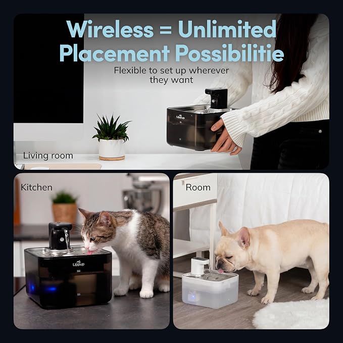Replacement Filters for Cat Water Fountain – 8 Filters + 8 Sponges – 5-Stage - Image 3