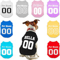Customized Dog Jersey Shirt, Breathable Doggy Football Tee, Lightweight by Unknown