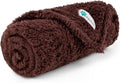 PetAmi Dog Blanket for Small Dogs Brown, Fluffy Soft Puppy Blanket, Sherpa by PetAmi