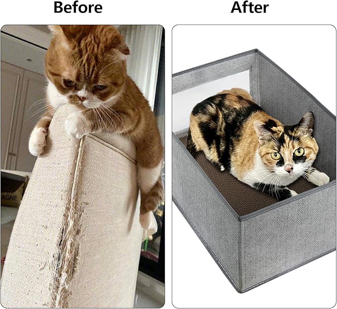 Kichwit Large Cat Scratching Pads, Reversible Cat Scratching Board, 16.5" x - Image 5