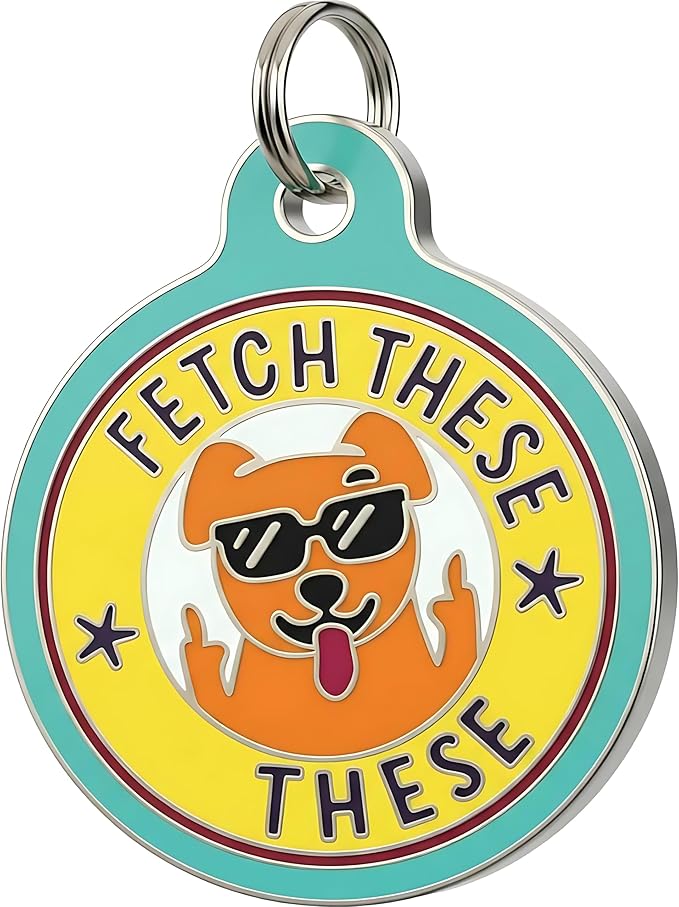 Bad Tags Personalized Dog and Cat ID Tags in 25+ Designs and 2 Sizes by BadTags