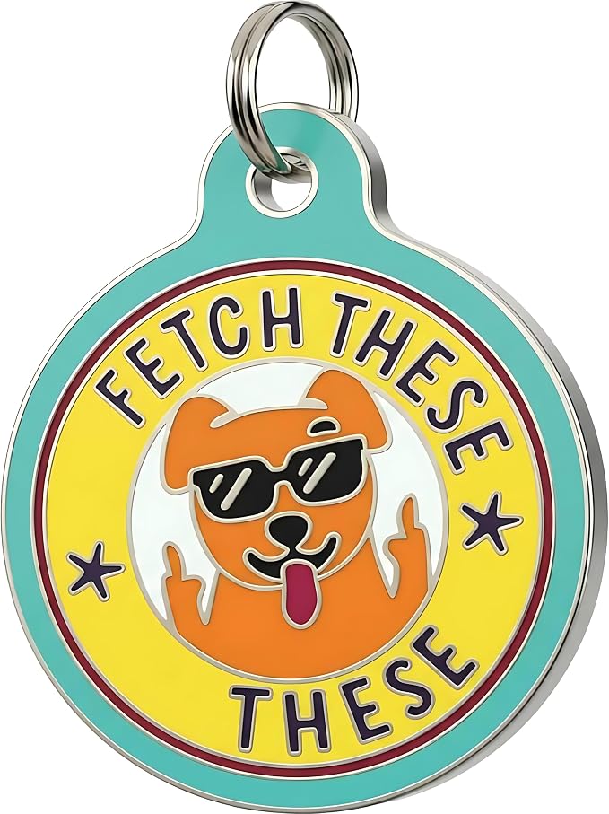 Bad Tags Personalized Dog and Cat ID Tags in 25+ Designs and 2 Sizes by BadTags