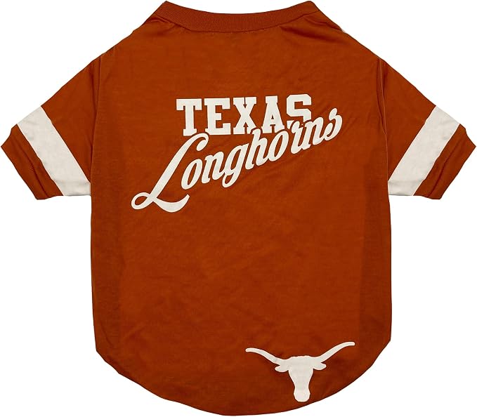 NCAA Texas Longhorns T-SHIRT for DOGS & CATS, Large. FOOTBALL/BASKETBALL DOG - Image 3
