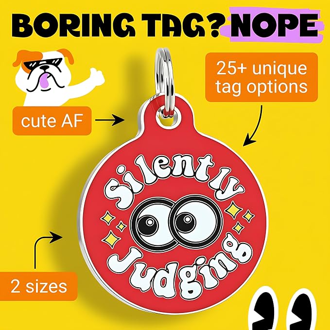 Bad Tags Personalized Dog and Cat ID Tags in 25+ Designs and 2 Sizes - Image 3