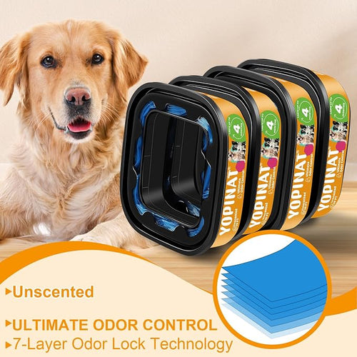 2 IN 1 Genie Refill Bags for Dog Cat 4 Pack - Image 2