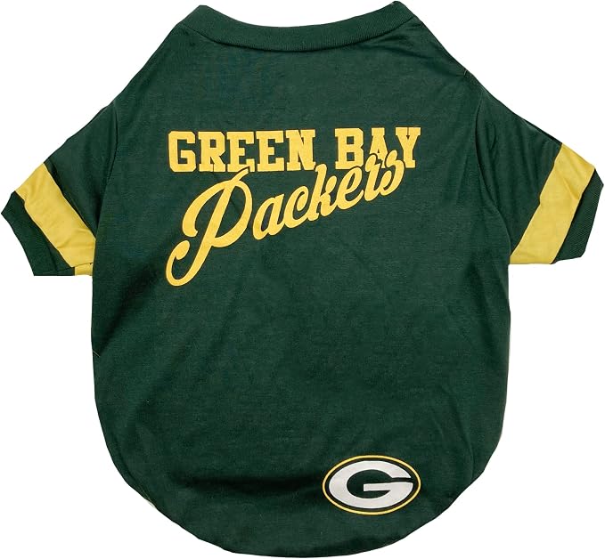 Pets First NFL Green Bay Packers T-Shirt Dogs & Cats, Medium. Football Dog - Image 3