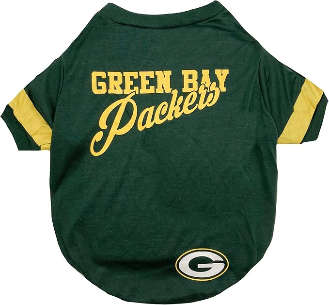 Green Bay Packers Dog & Cat T-Shirt, Small. NFL Team Football Shirt - Image 3