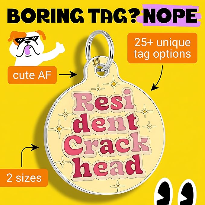 Bad Tags Personalized Dog and Cat ID Tags in 25+ Designs and 2 Sizes - Image 3