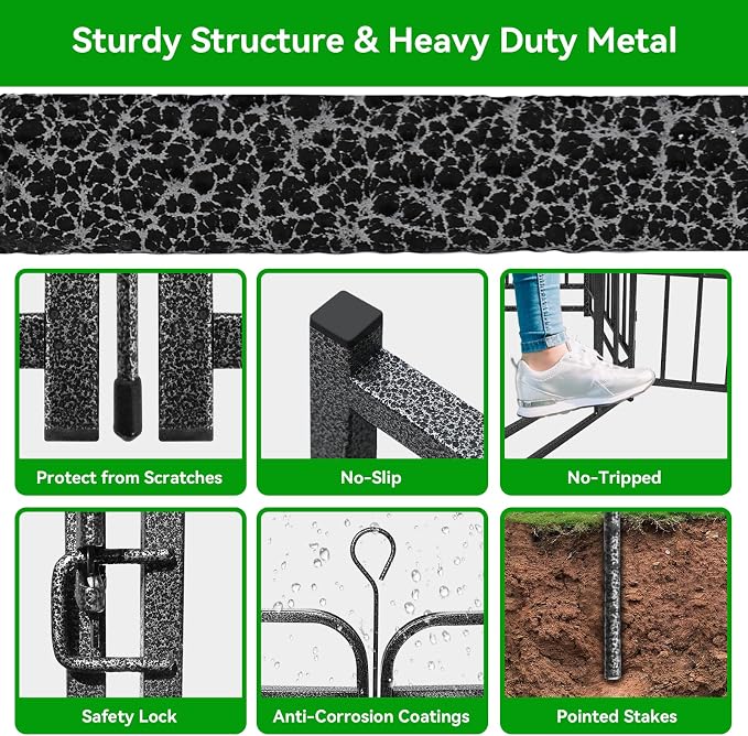 Heavy Duty Dog Playpen: 24 Steel Panels 47" Height, Square Steel Pipe - Image 7