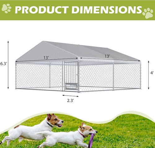 13FT x 13FT Outdoor Dog Kennel - Image 2