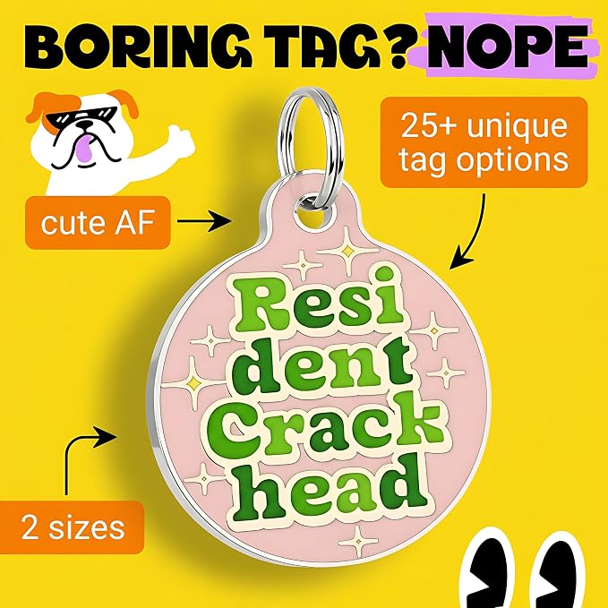 Bad Tags Personalized Dog and Cat ID Tags in 25+ Designs and 2 Sizes - Image 3