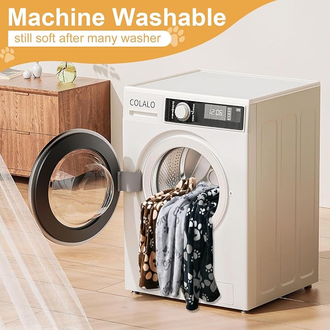 Premium Dog Blankets for Small Dogs & Cat Flannel Blanket Washable, Soft Pet - Image 7
