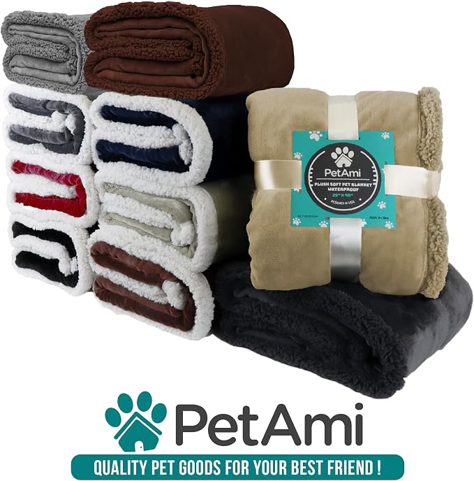 PetAmi Waterproof Dog Blanket for Small Medium Dog Puppy Cat Throw for Couch - Image 8