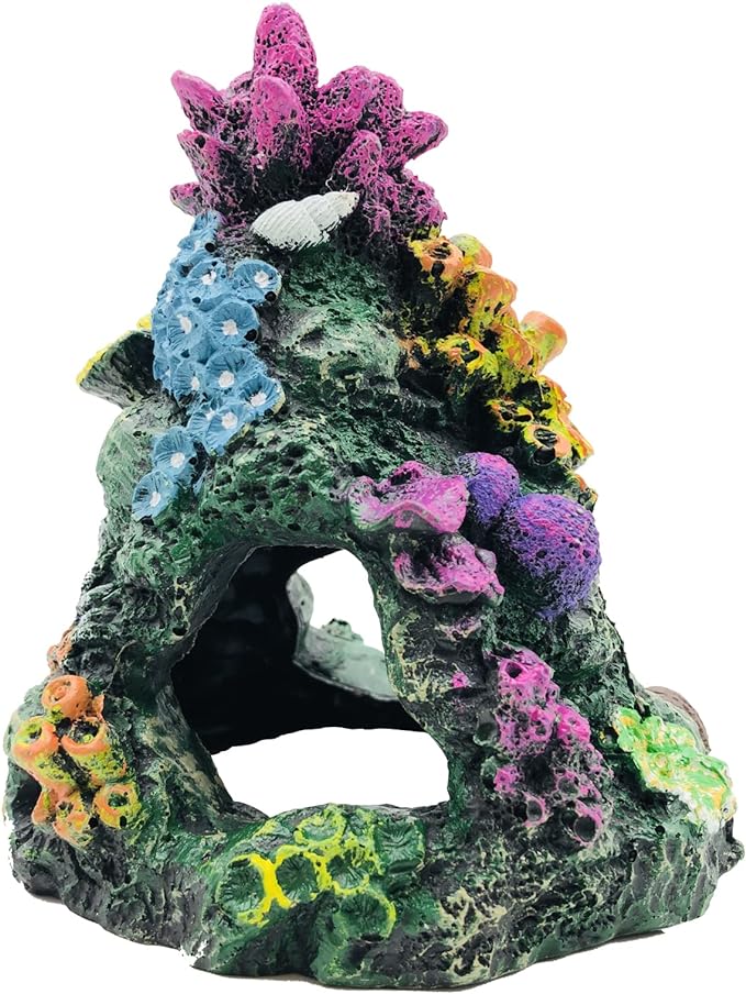 GSD Aquarium Colorful Coral Reef Set Fish Tank Decoration Mountain Ornament - Image 4