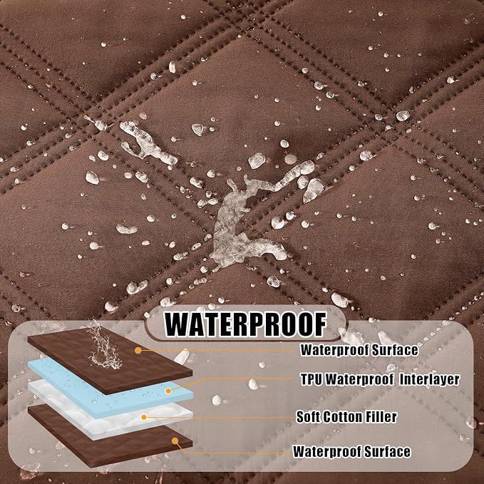 Smiry Waterproof Dog Bed Cover Blanket 40x50, Soft Reversible Pet Blanket - Image 2
