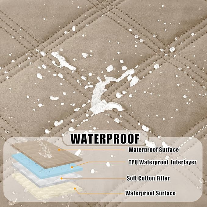 Smiry Waterproof Dog Bed Cover Blanket 40x70, Soft Reversible Pet Blanket - Image 2