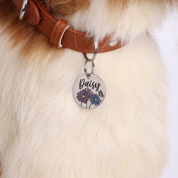Colorful Dog Tags Personalized, Engraved Dog Tags - Image 2